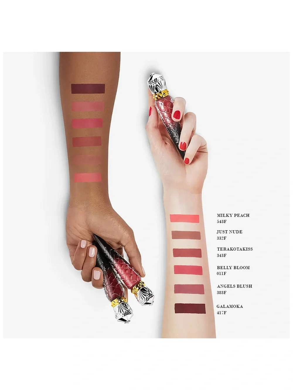 NEW Christian Louboutin Matte Lip Color Gala Moka 417F